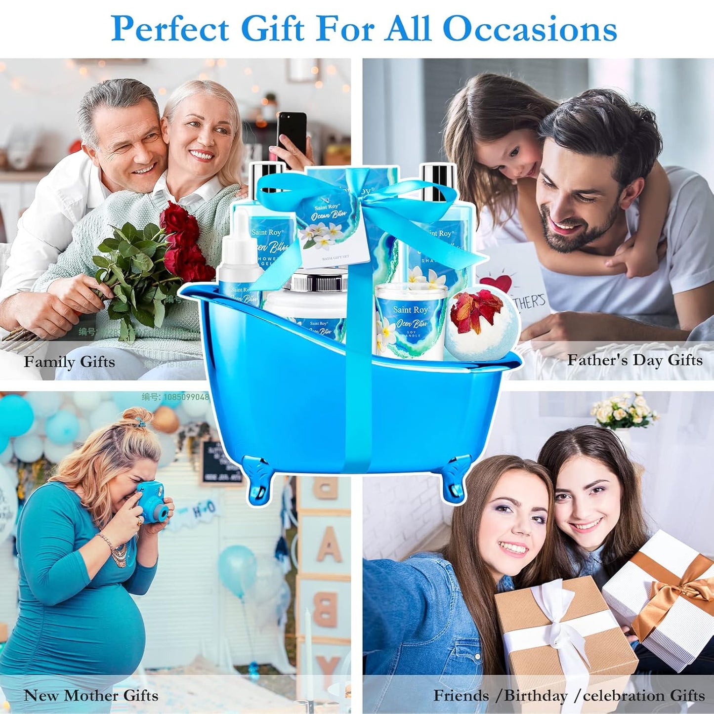 Spa Gift Basket Set for Women & Men