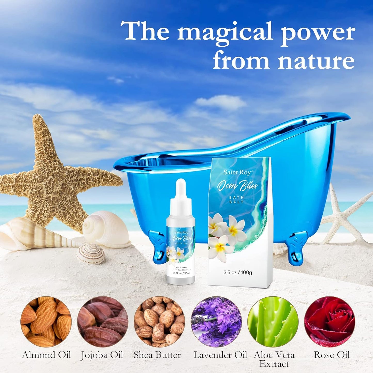 Spa Gift Basket Set for Women & Men