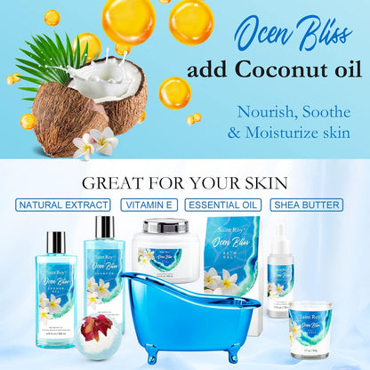 Spa Gift Basket Set for Women & Men
