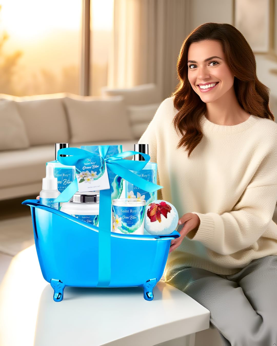 Spa Gift Basket Set for Women & Men