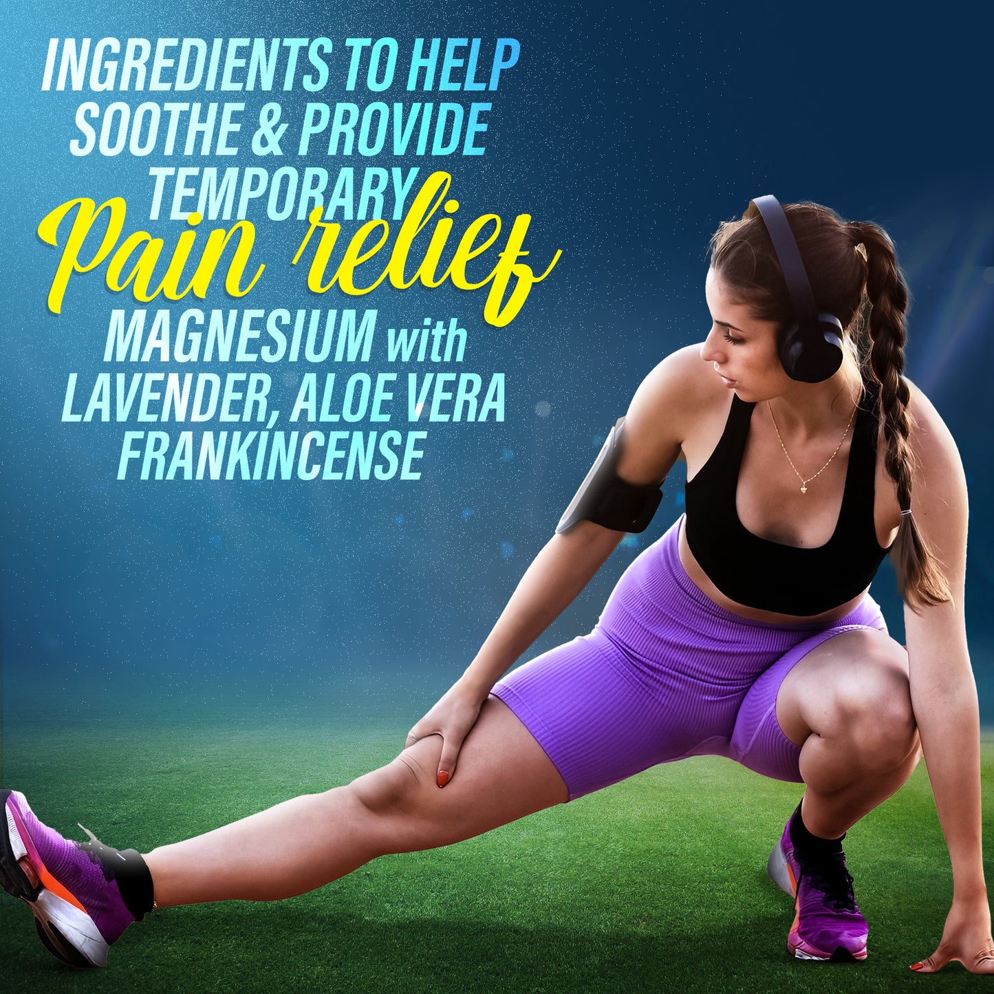 Magnesium Oil Spray for Muscle Relief and Soothing Aches, Quick Absorbing, 2 Fl Oz